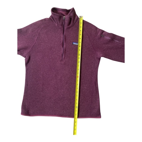 Patagonia Women’s Better Sweater 1/4 Zip Fleece Jacket Plum Purple Size L - Picture 5 of 8